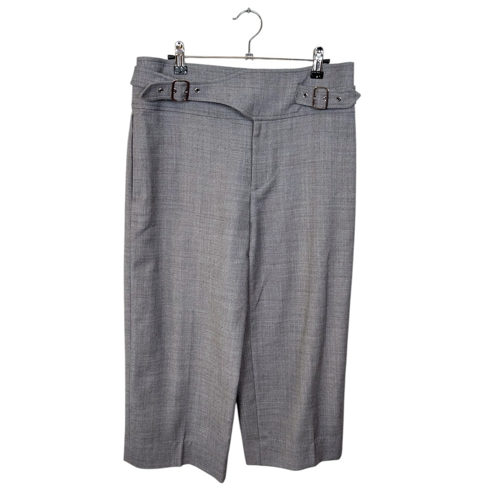 Club Monaco Wide Leg Wool Blend Culotte Capris